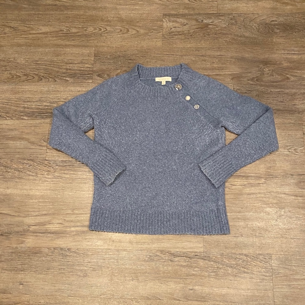 Etcetera blue sweater top